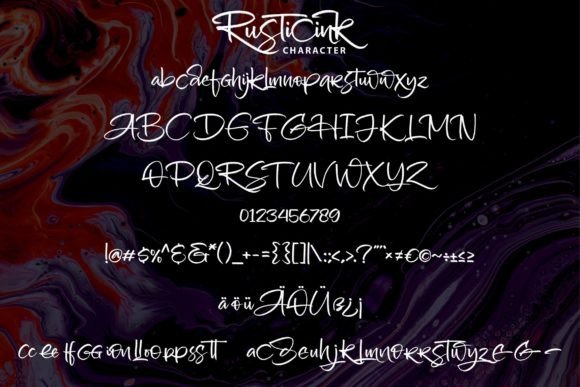 Rusticink Font Poster 5