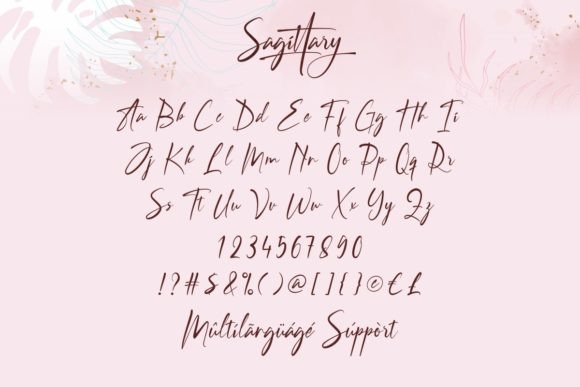 Sagittary Font Poster 4
