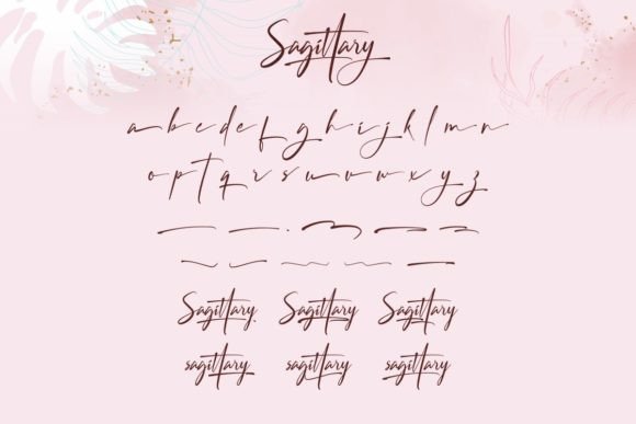 Sagittary Font Poster 8