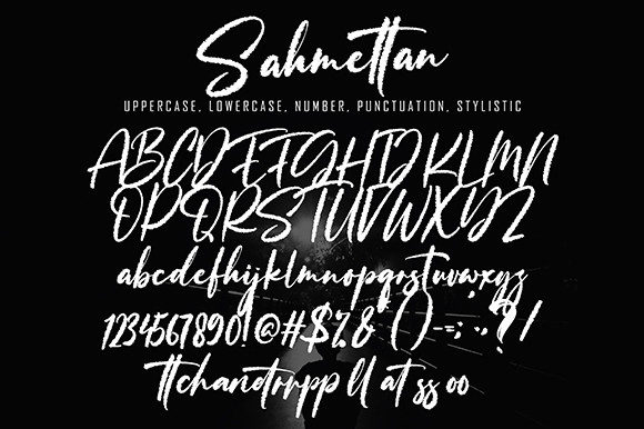 Sahmettan Font Poster 7