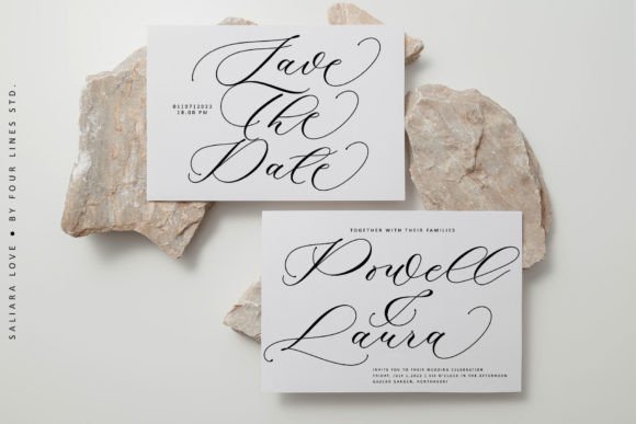 Saliara Love Font Poster 4