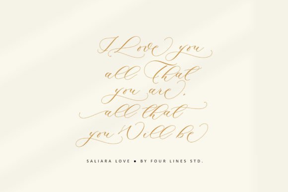 Saliara Love Font Poster 8