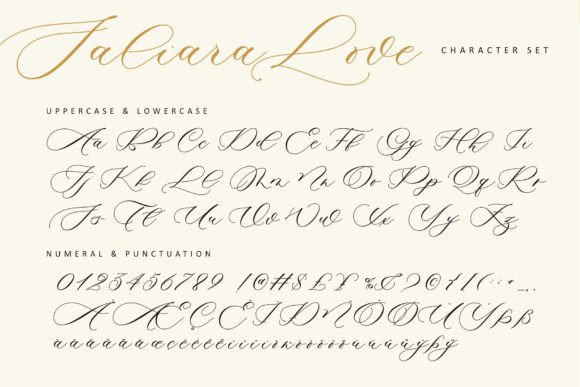 Saliara Love Font Poster 10