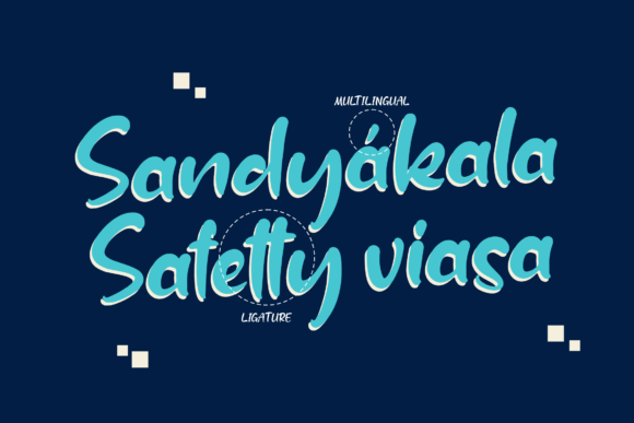Sandyakala Font Poster 12