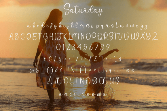 Saturday Font Poster 6