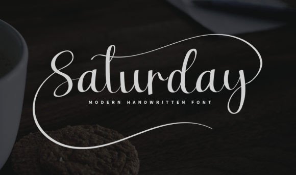 Saturday Font Poster 1