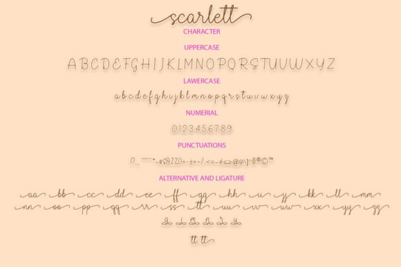 Scarlett Font Poster 5