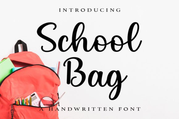 School Bag Font