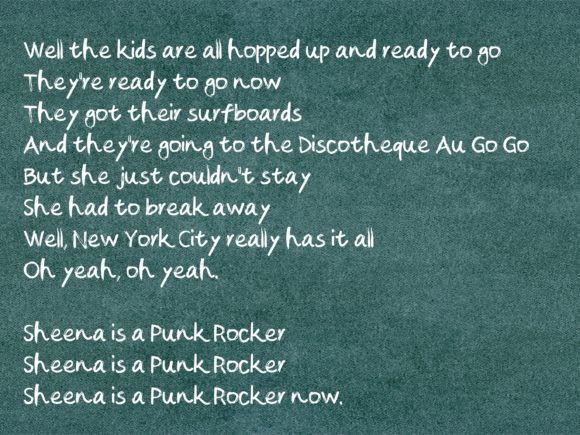 Sheena is a Punk Rocker Font Poster 3