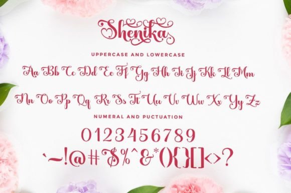 Shenika Font Poster 6