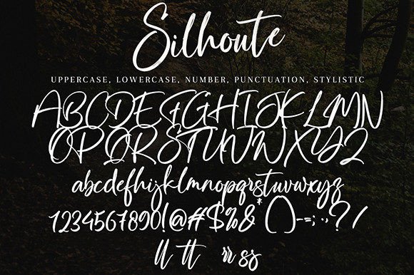 Shiloute Font Poster 9