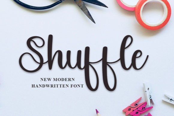 Shuffle Font Poster 1