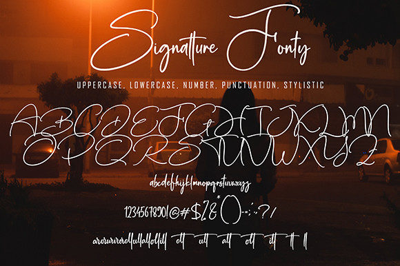 Signatture Fonty Font Poster 9