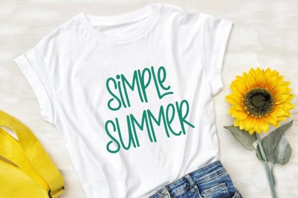 Simple Summer Font Poster 3