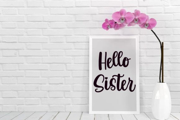 Sister Font Poster 2