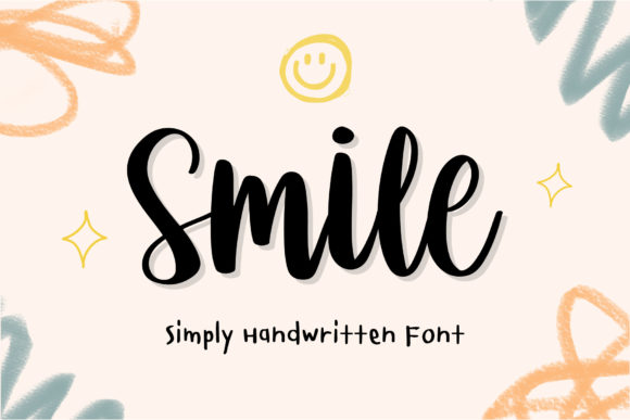 Smile Font Poster 1