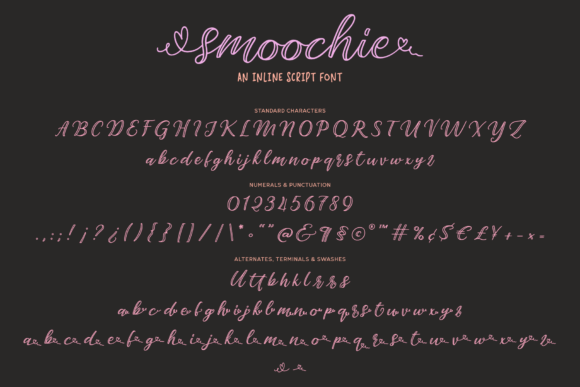 Smoochie Font Poster 9