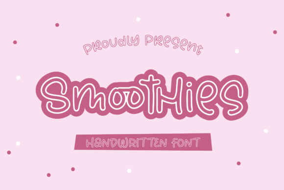 Smoothies Font Poster 1