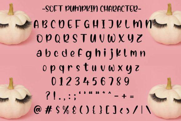 Soft  Pumpkin Font Poster 5