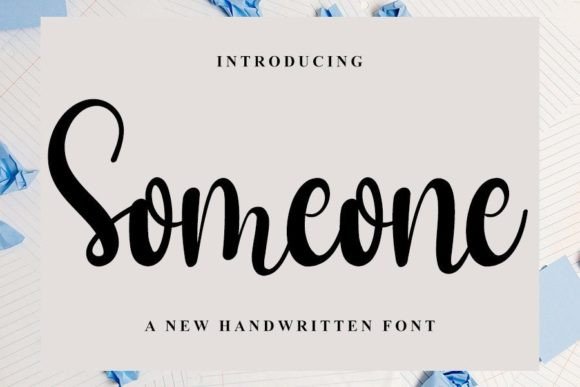 Someone Font Poster 1