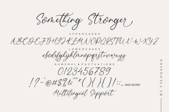 Something Stronger Font Poster 8