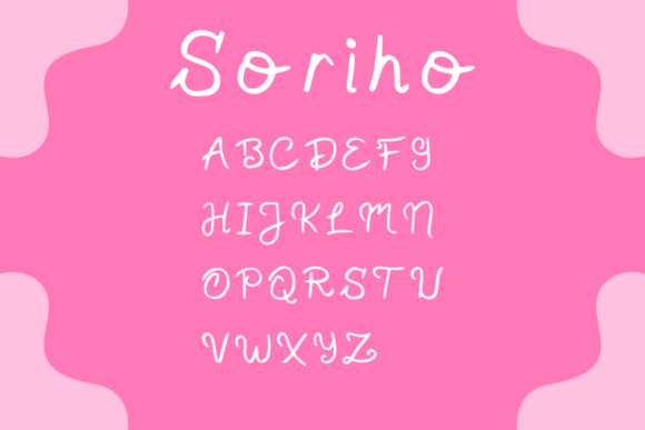 Soriho Font Poster 2