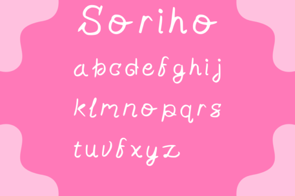 Soriho Font Poster 3