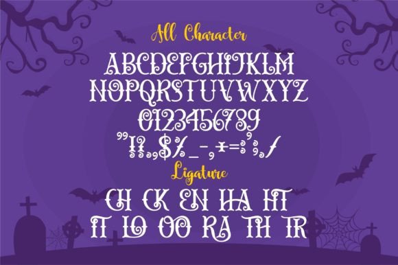 Spooky Witch Font Poster 9