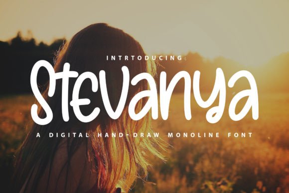 Stevanya Font Poster 1