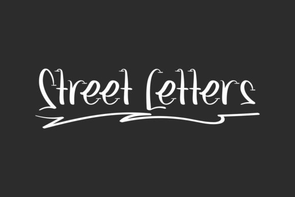 Street Letters Font Poster 1