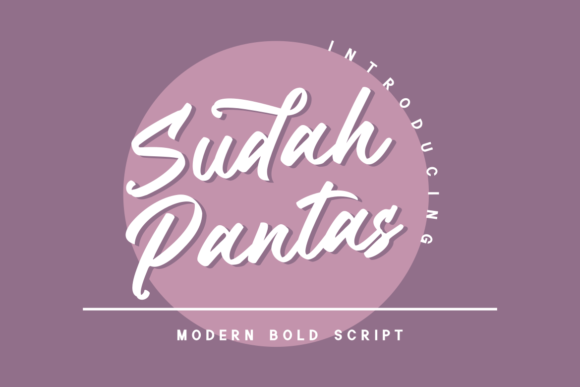 Sudah Pantas Font Poster 1