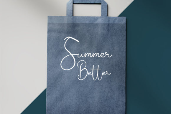 Summertime Font Poster 4