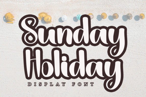 Sunday Holiday Font Poster 1