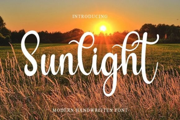 Sunlight Font Poster 1