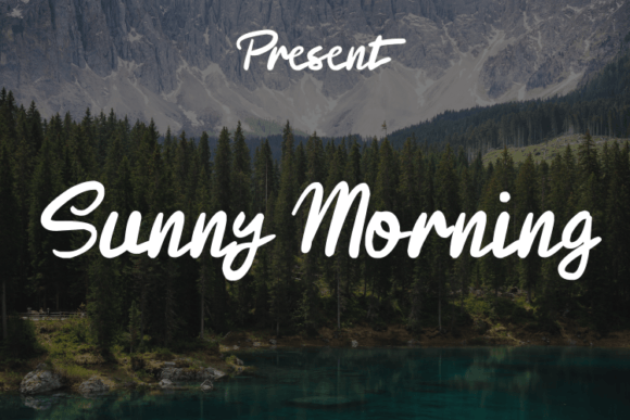 Sunny Morning Font Poster 1