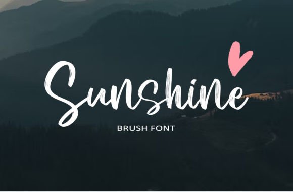 Sunshine Font Poster 1