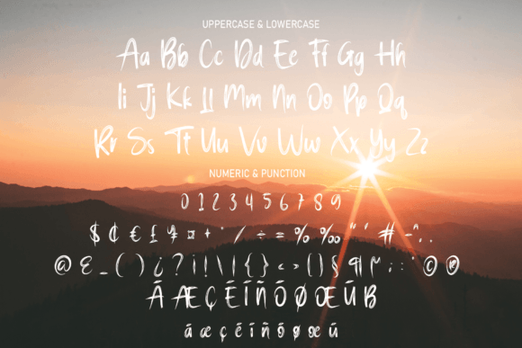 Sunshine Font Poster 7