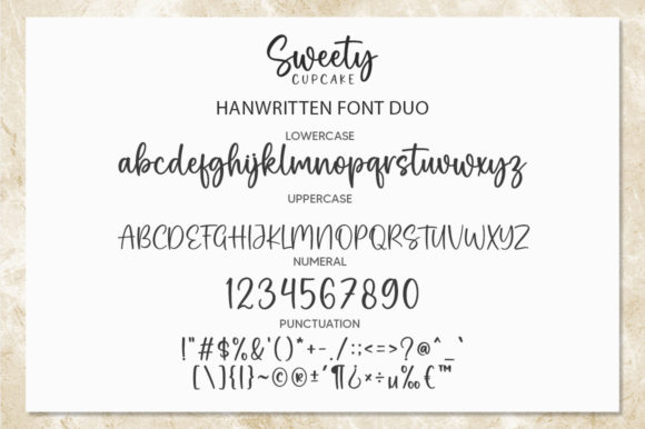 Sweet Cupcake Font Poster 5