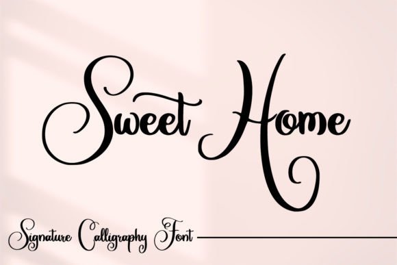 Sweet Home Font Poster 1