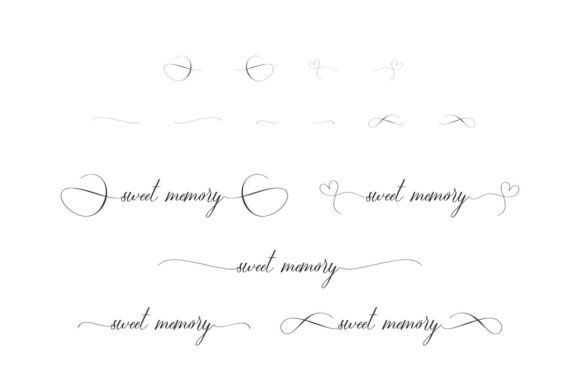 Sweet Memory Font Poster 9