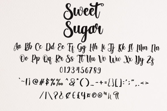 Sweet Sugar Font Poster 5