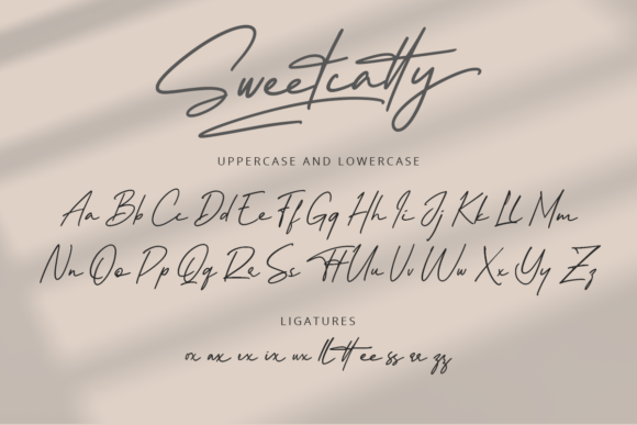 Sweetcatty Font Poster 8