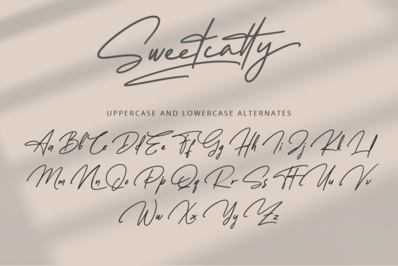 Sweetcatty Font Poster 9