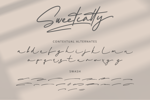 Sweetcatty Font Poster 10