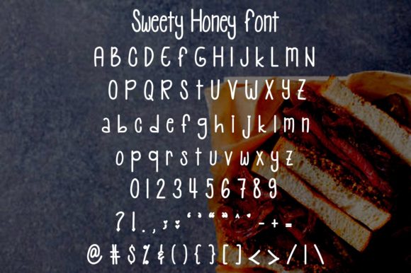 Sweety Honey Font Poster 5