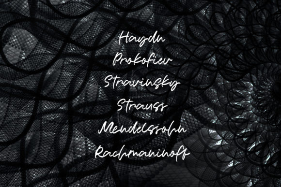 Symphony Font Poster 4