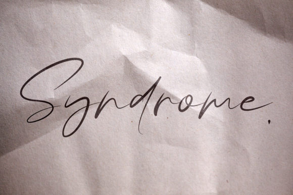 Syndrome Font Poster 5