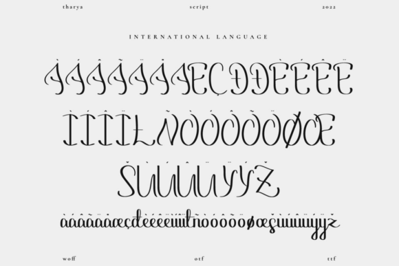 Tharya Font Poster 12