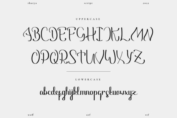 Tharya Font Poster 10