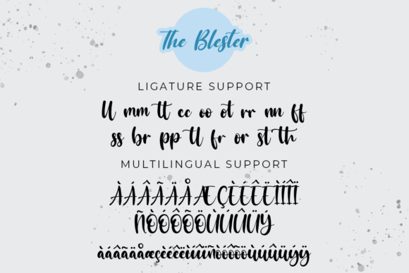 The Blester Font Poster 7